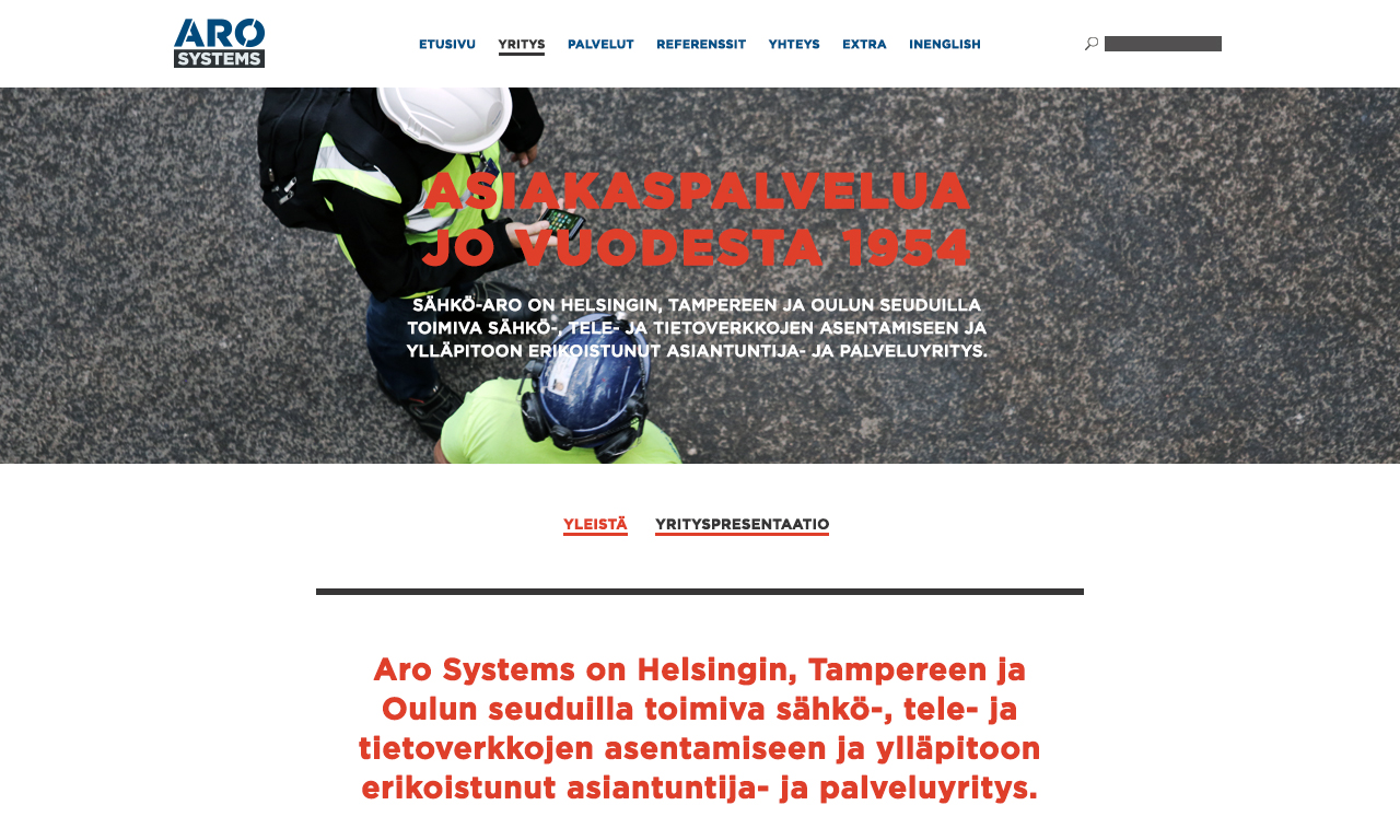 Aro Systems website 4